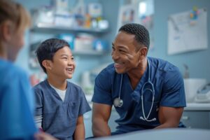man-working-as-paediatrician
